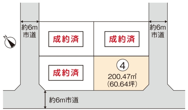 ワイズテラス新発田豊町 区画図